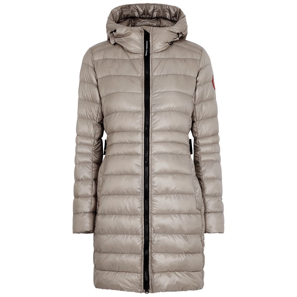 Cypress Quilted Feather-Light Shell Jacket, Beige, Jacket - L