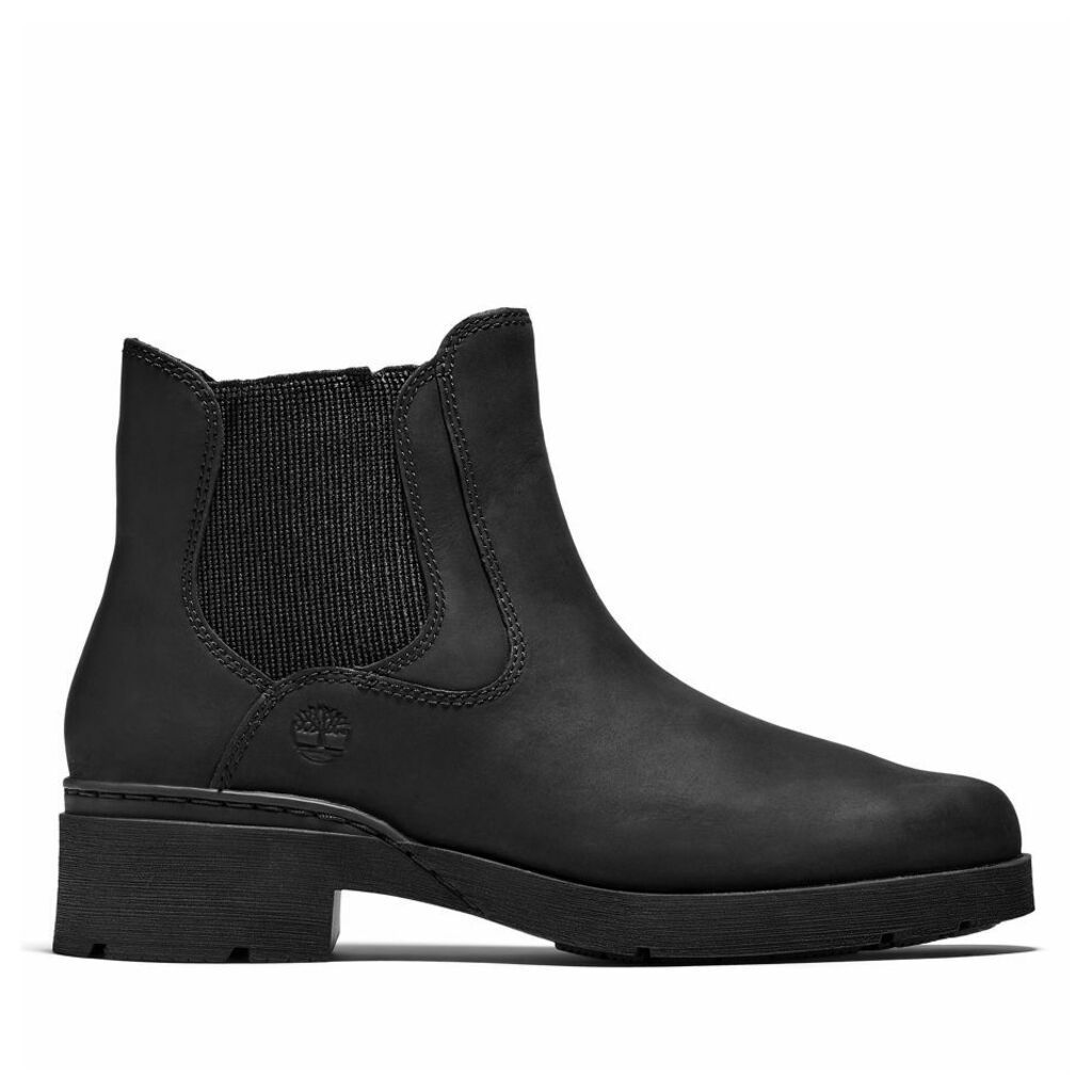 Graceyn Chelsea Boot For Women In Black Black, Size 8
