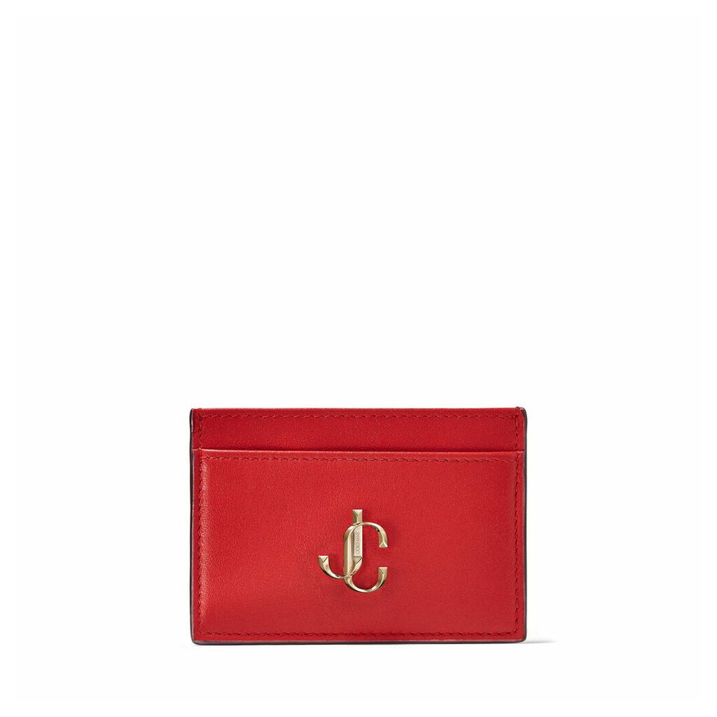 UMIKA Royal Red Calf Leather Card Holder