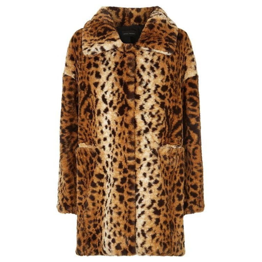 James Lakeland Leopard Faux Fur Coat