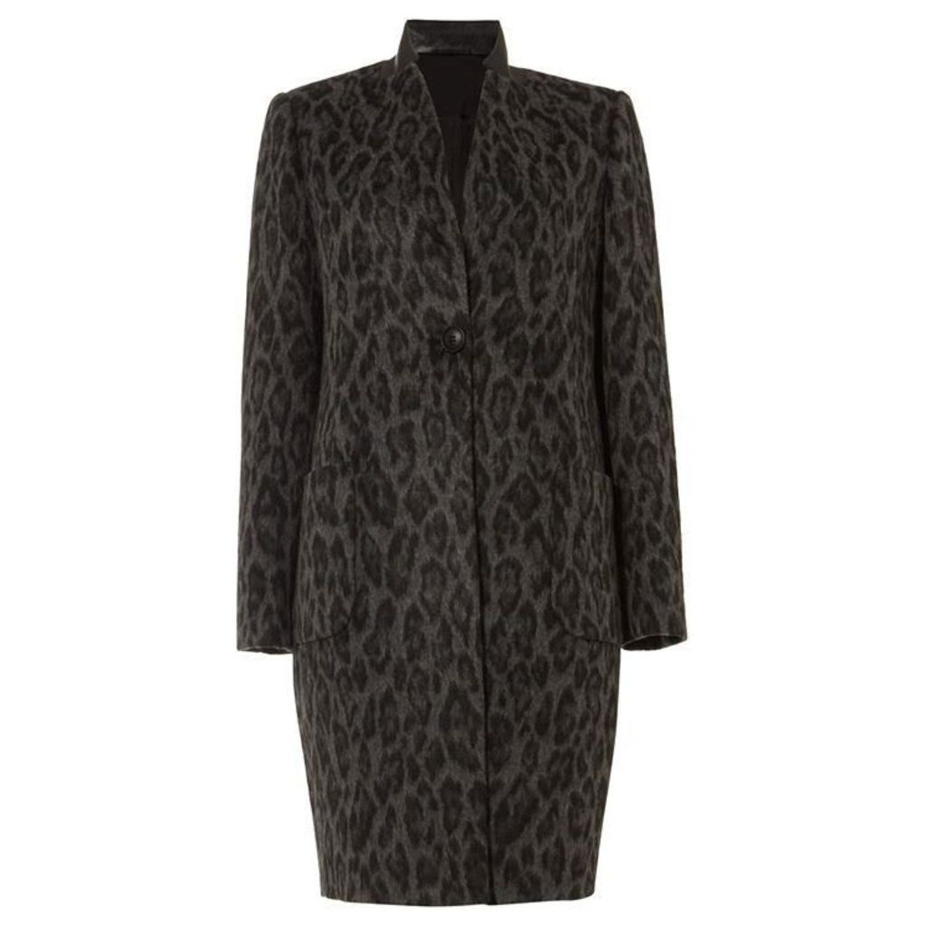 Damsel in a Dress Rowan Leopard Print Coat