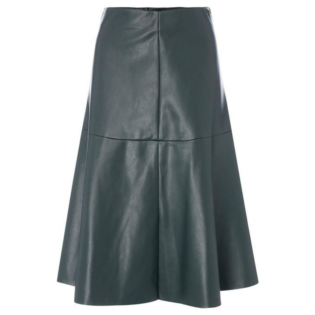 Linea Henny PU A-Line Skirt