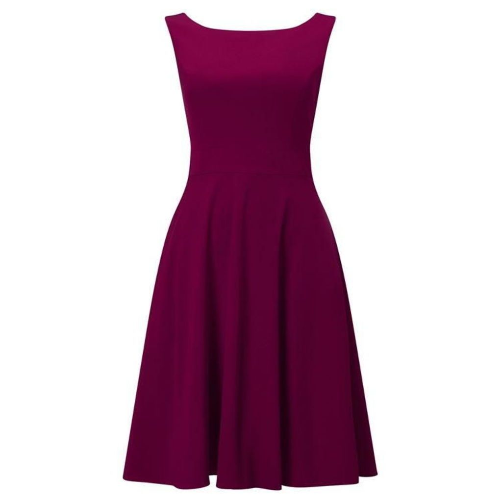 Phase Eight Pascale Grosgrain Dress - Berry