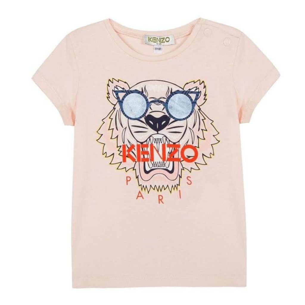 Kenzo Baby Girl Tee-Shirt Old Pink