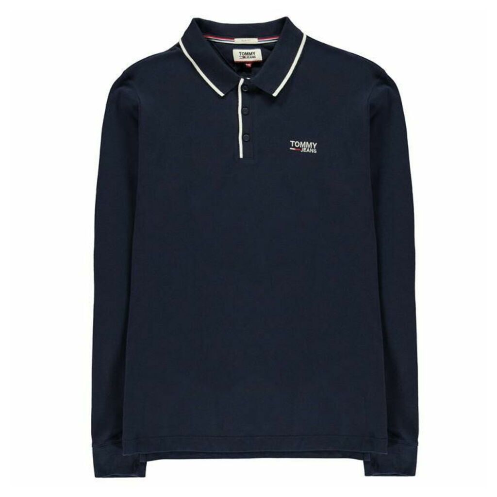 Tommy Jeans Long Sleeve Polo
