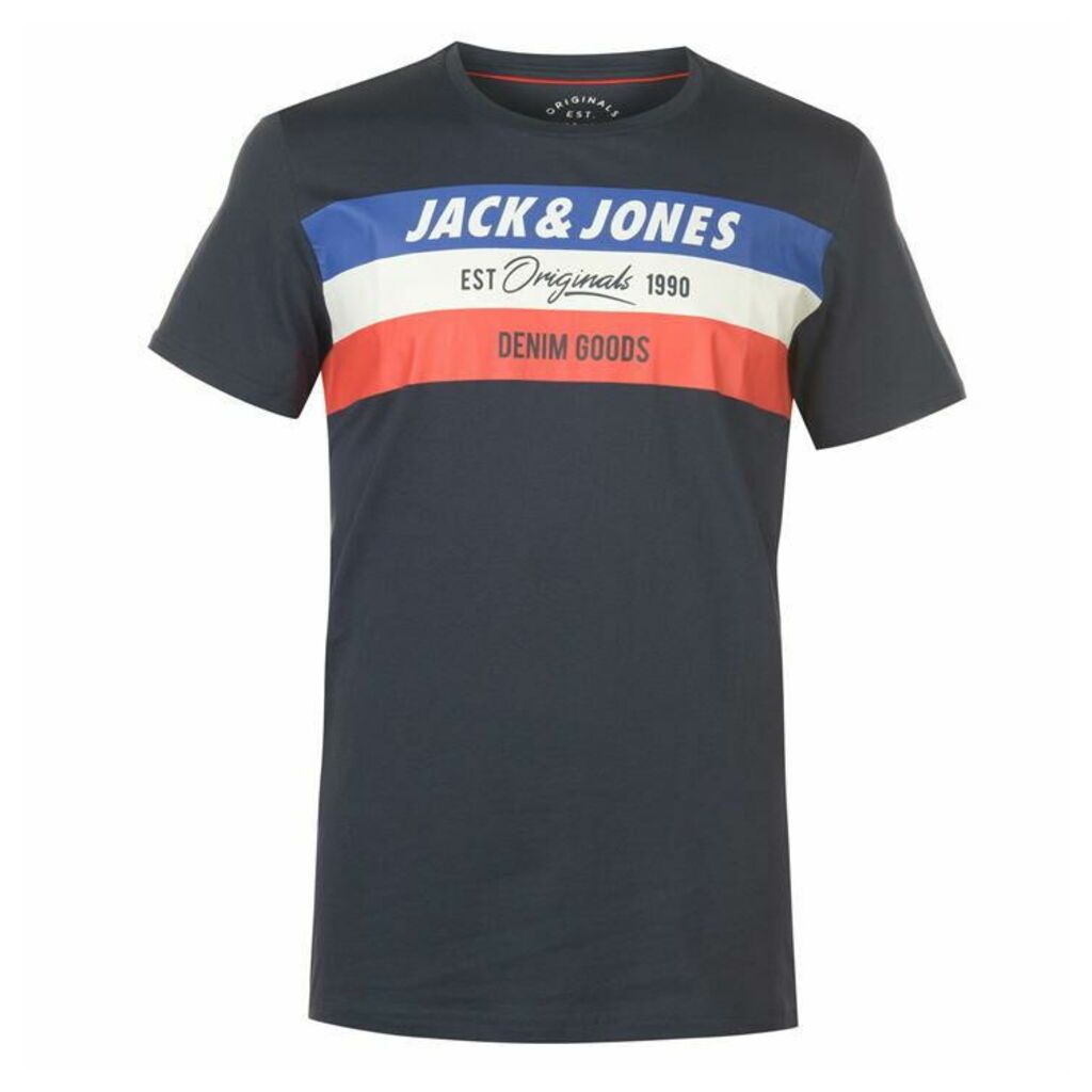 Jack and Jones Jack Shake T Shirt Mens