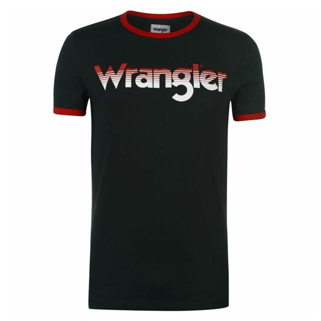 Wrangler Logo Ringer T Shirt