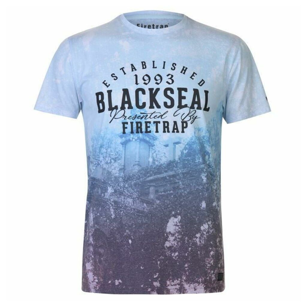 Firetrap Blackseal Fade T Shirt