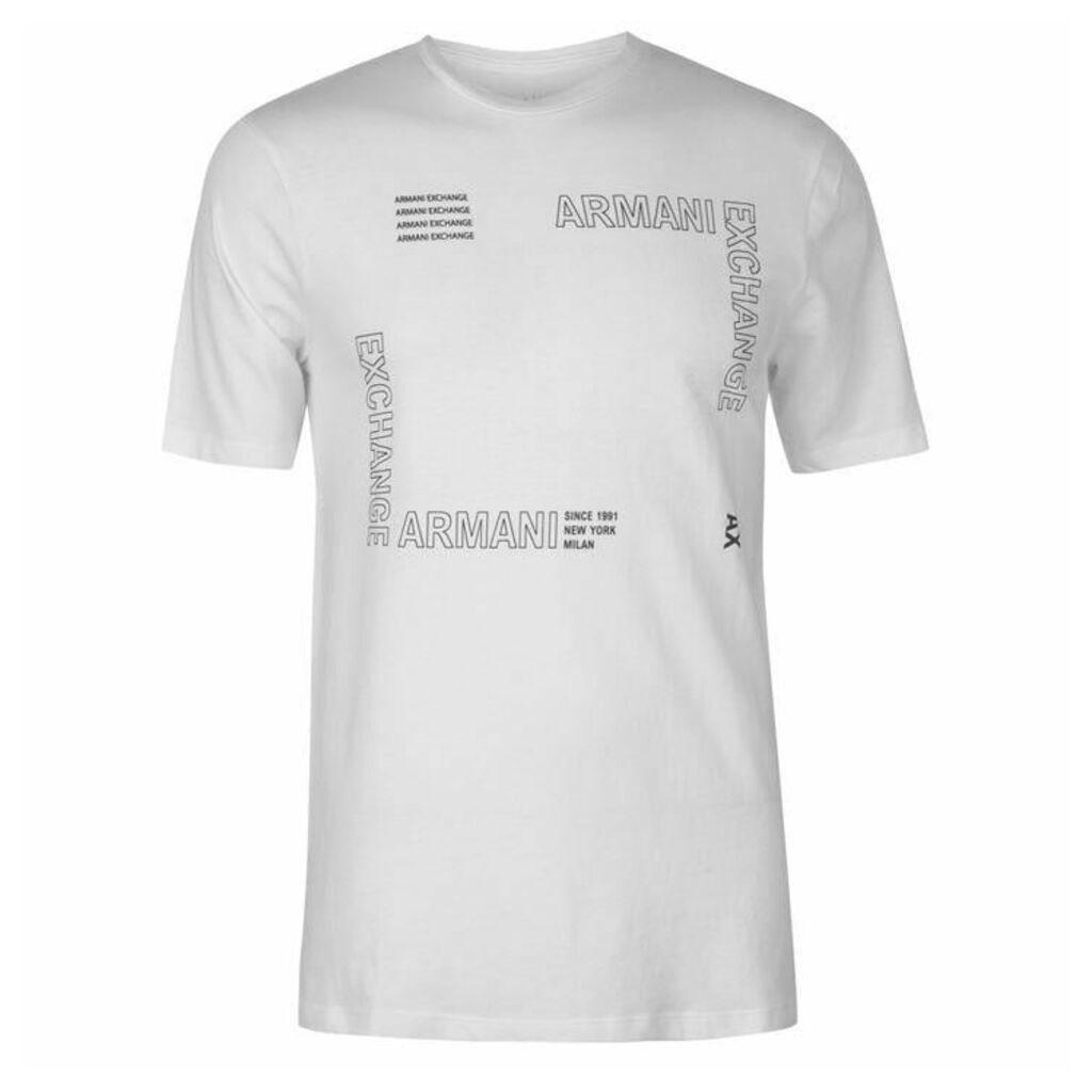 Armani Exchange Armani Square Logo T Shirt