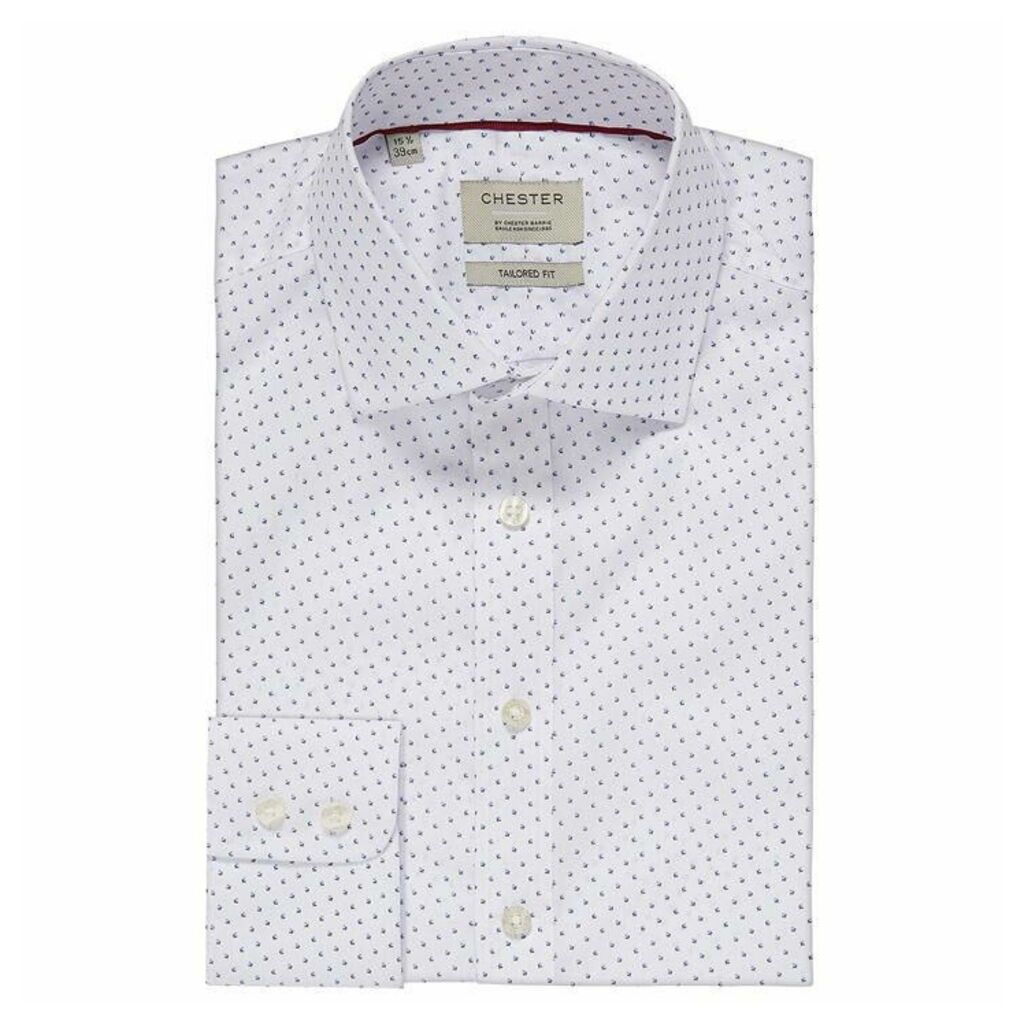 Chester Barrie Flower Print Tailored Fit Shirt