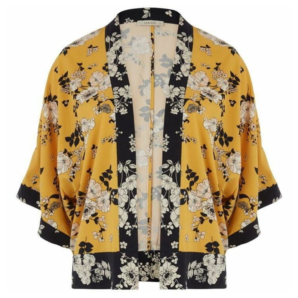 Oasis Curve Scarf Kimono Jacket*