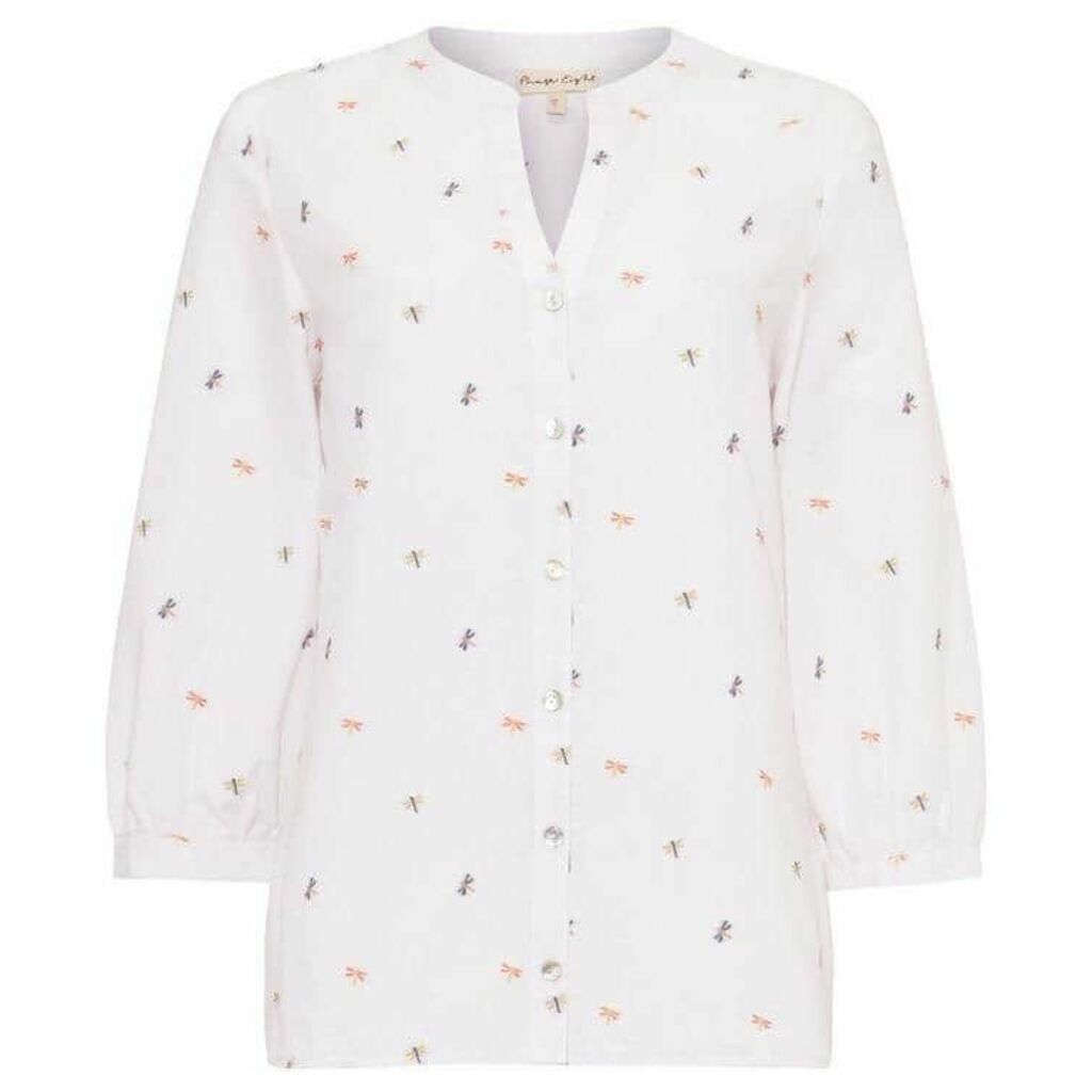 Phase Eight Dragonflly Embroidered Blouse