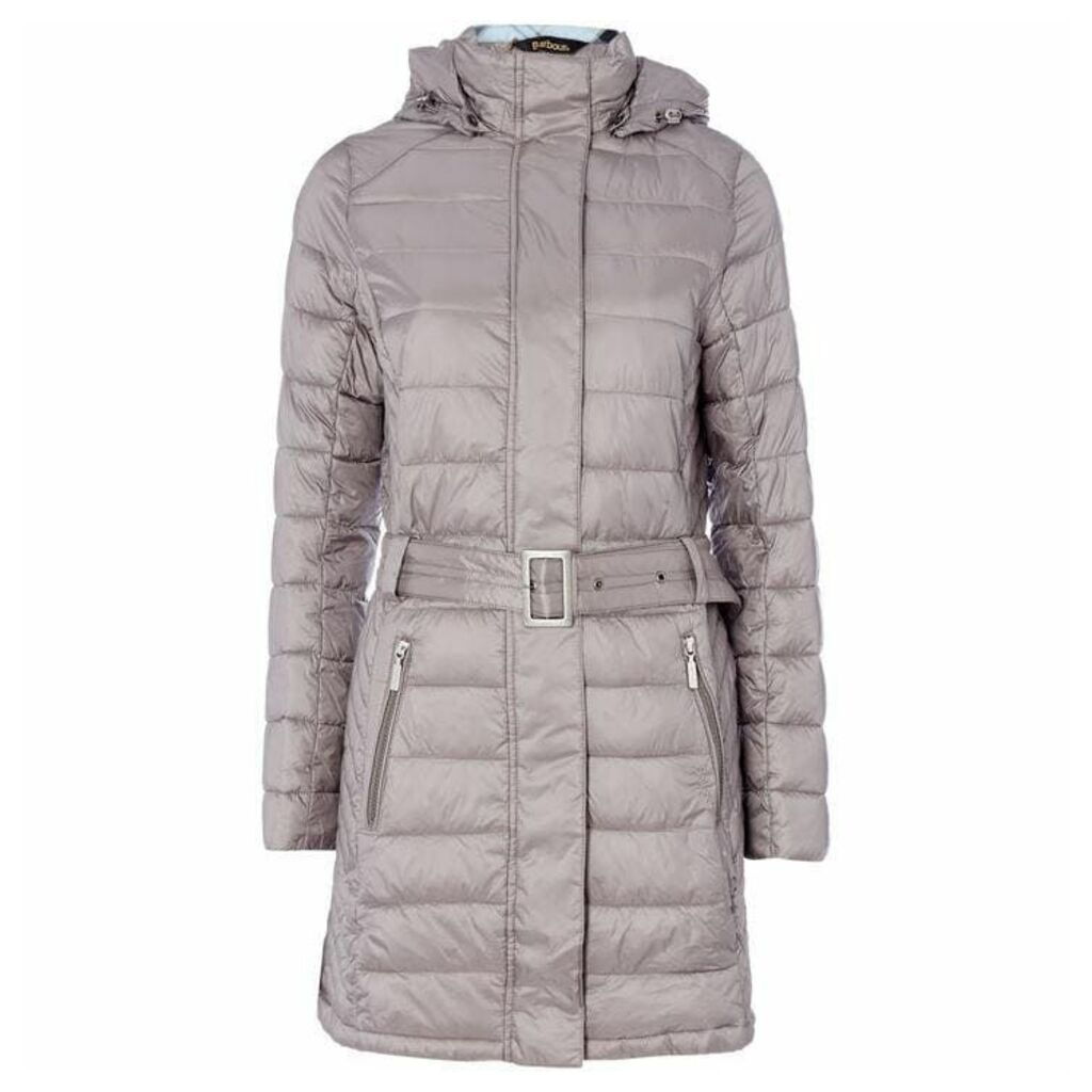 Barbour Lifestyle Braemar Long Quilted Coat With Hood