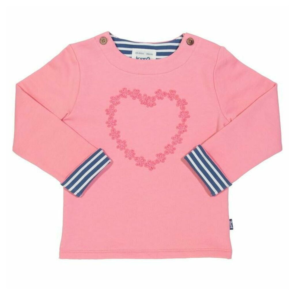 Kite Toddler Daisy Heart Sweatshirt