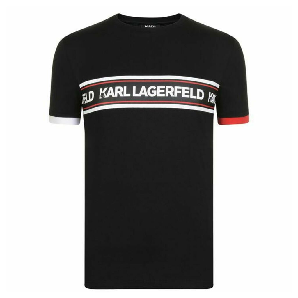 Karl Lagerfeld Tape T Shirt