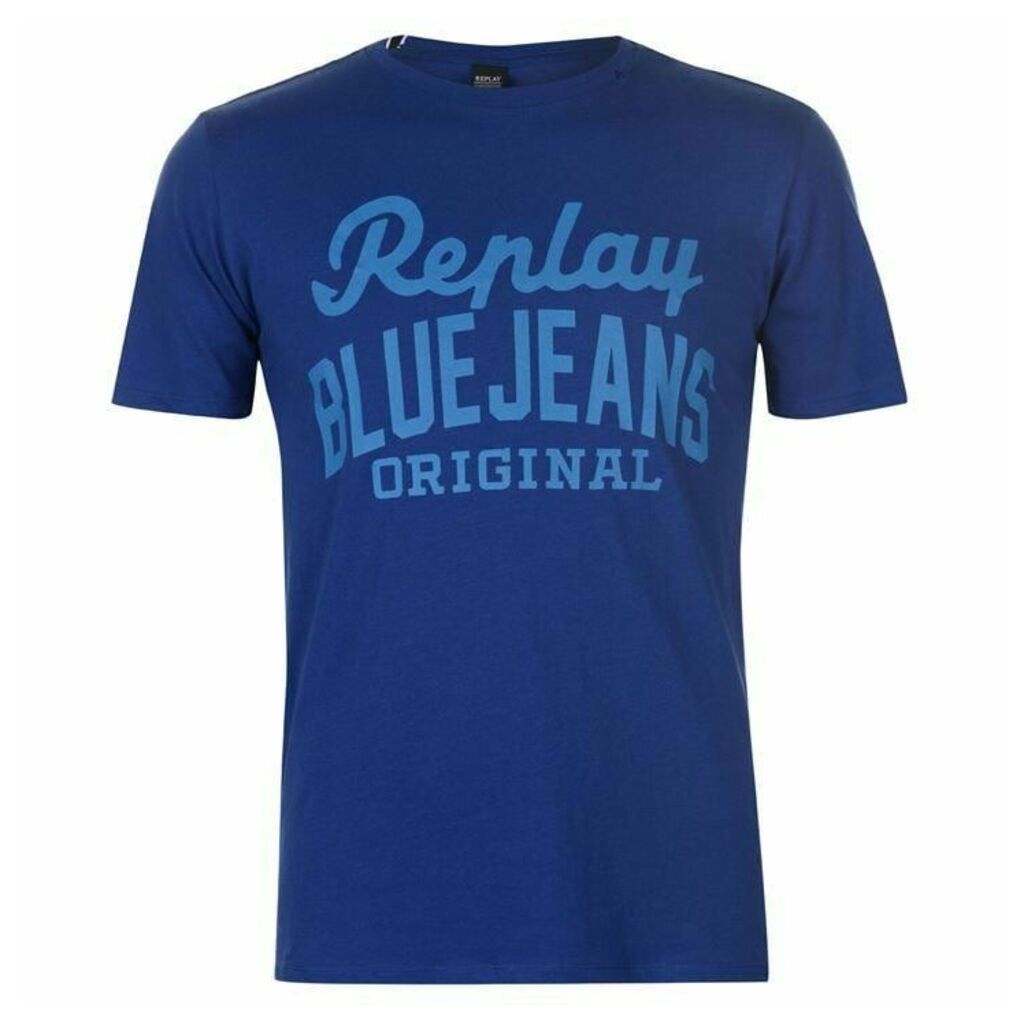 Replay Blue Jeans T Shirt