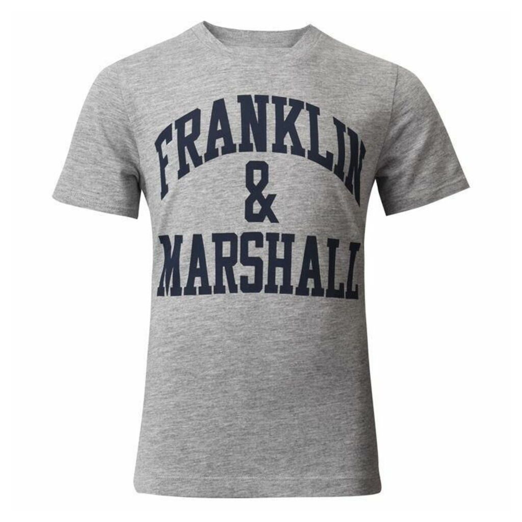 Franklin and Marshall Classic Fit Logo T Shirt