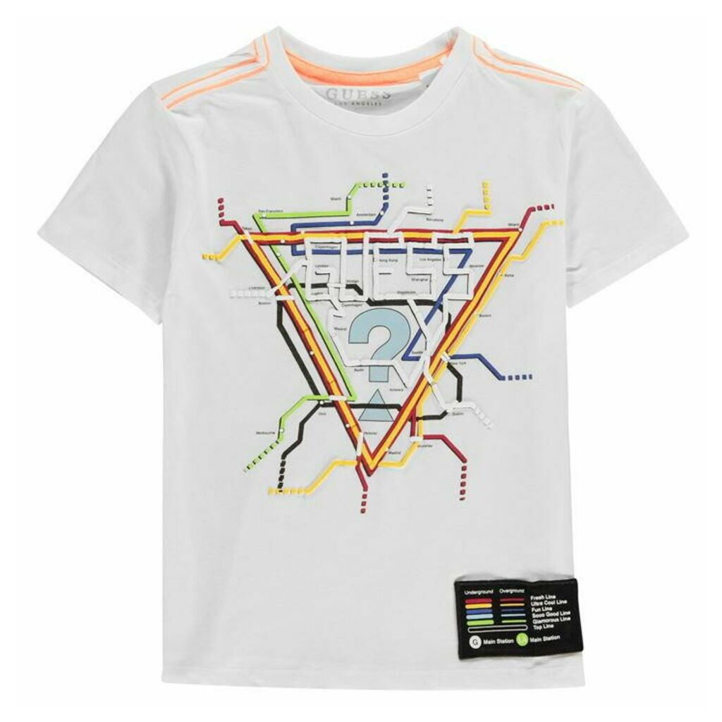 Guess Tube Map T Shirt