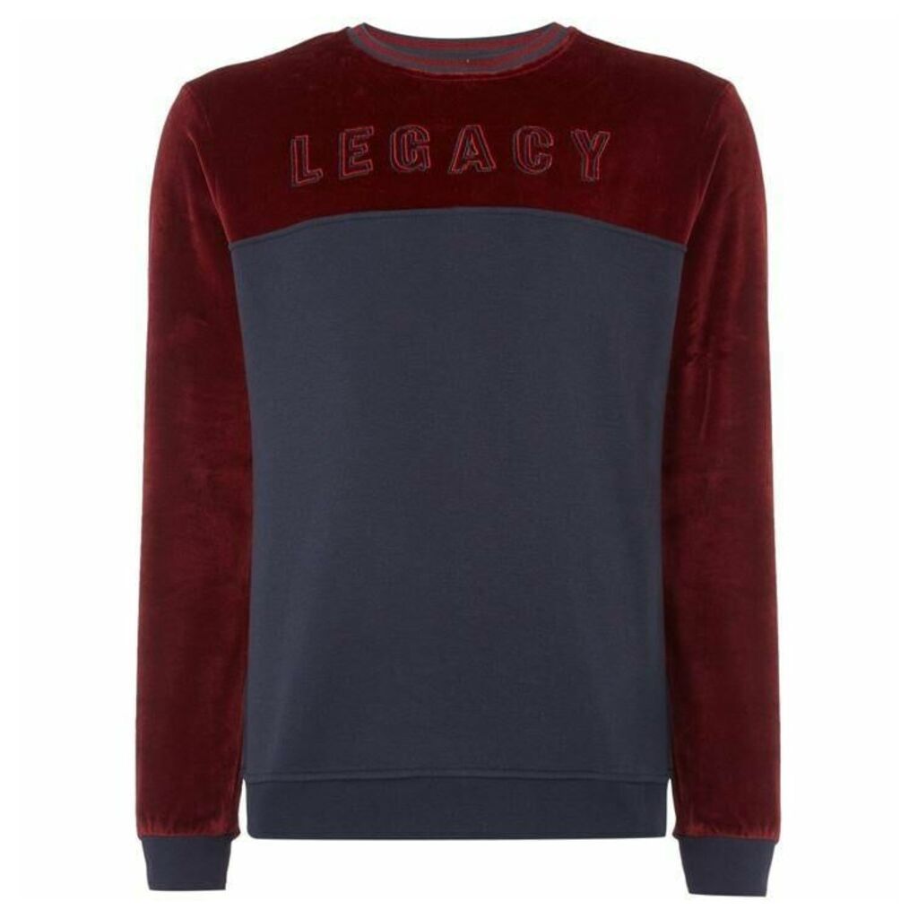 Dead Legacy Cut & Sew Velour Sweatshirt