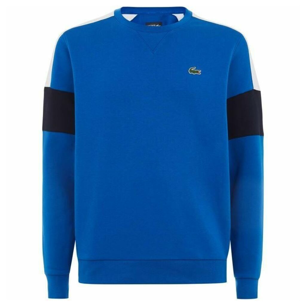 Lacoste Sport Colourblock Fleece Tennis Sweatshirt