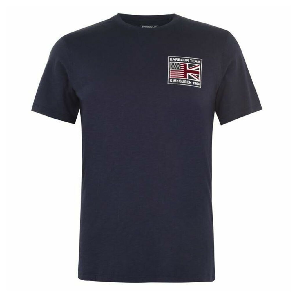 Barbour International Flag T Shirt