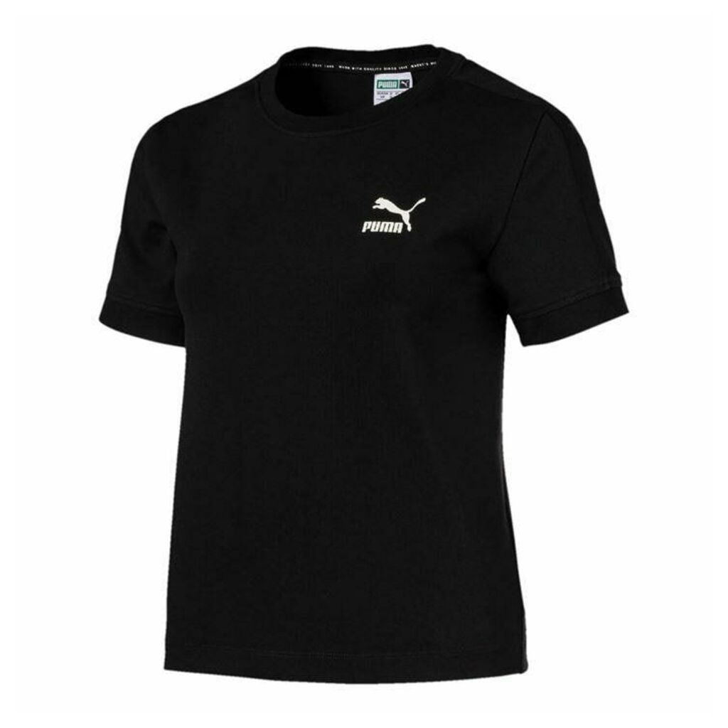 Puma T7 T Shirt - Cotton Black