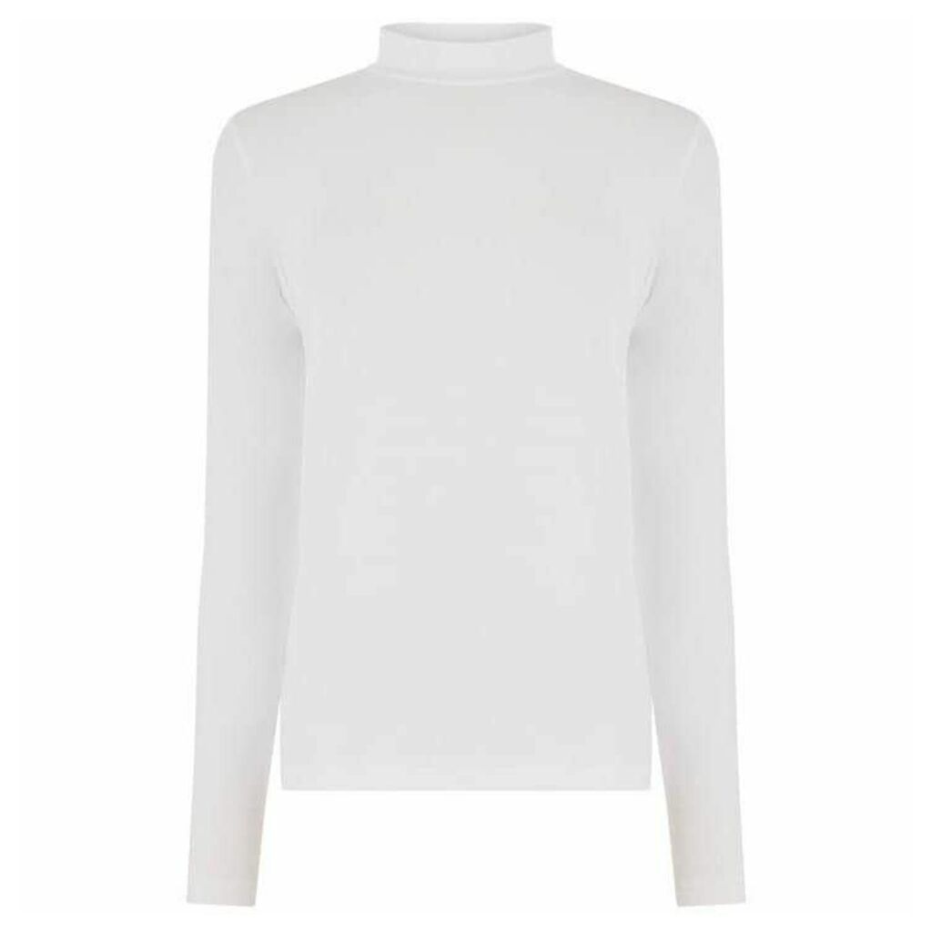 Warehouse Long Sleeve Funnel Neck Top