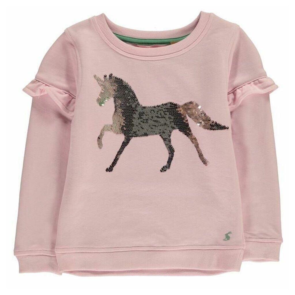 Joules Joules Tiana Sequin Sweater - Pink Horse