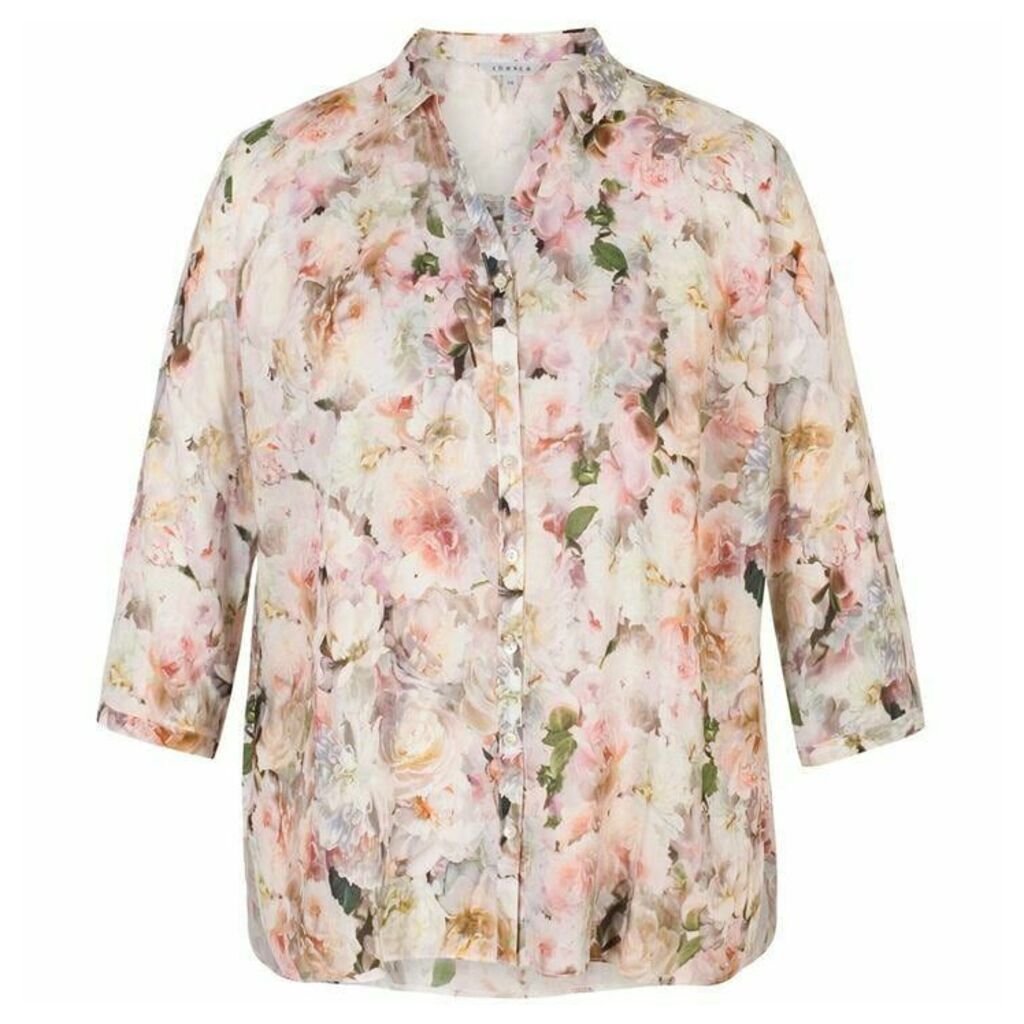 Chesca Floral Short Sleeve Shirt