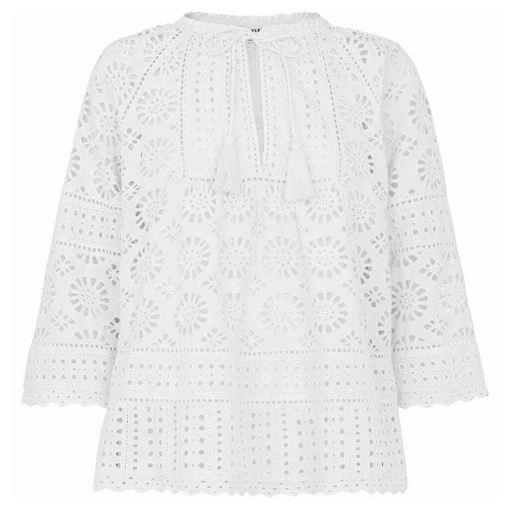 Whistles Maggie Broderie Blouse