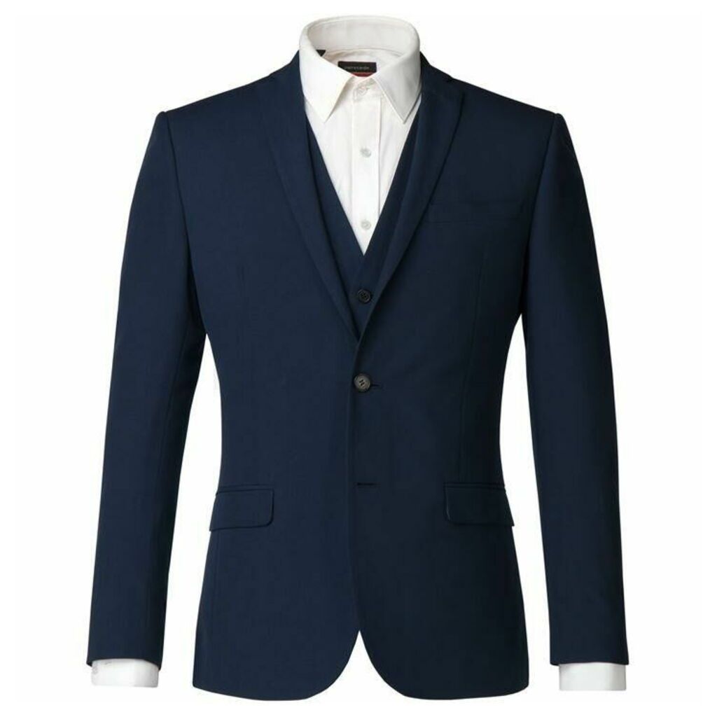 Limehaus Harry Plain Blue Panama Jacket