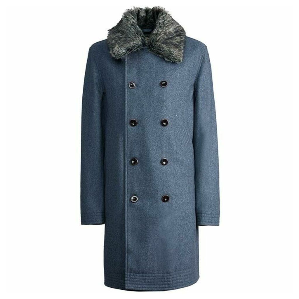 Pretty Green Double Breasted Trench Coat