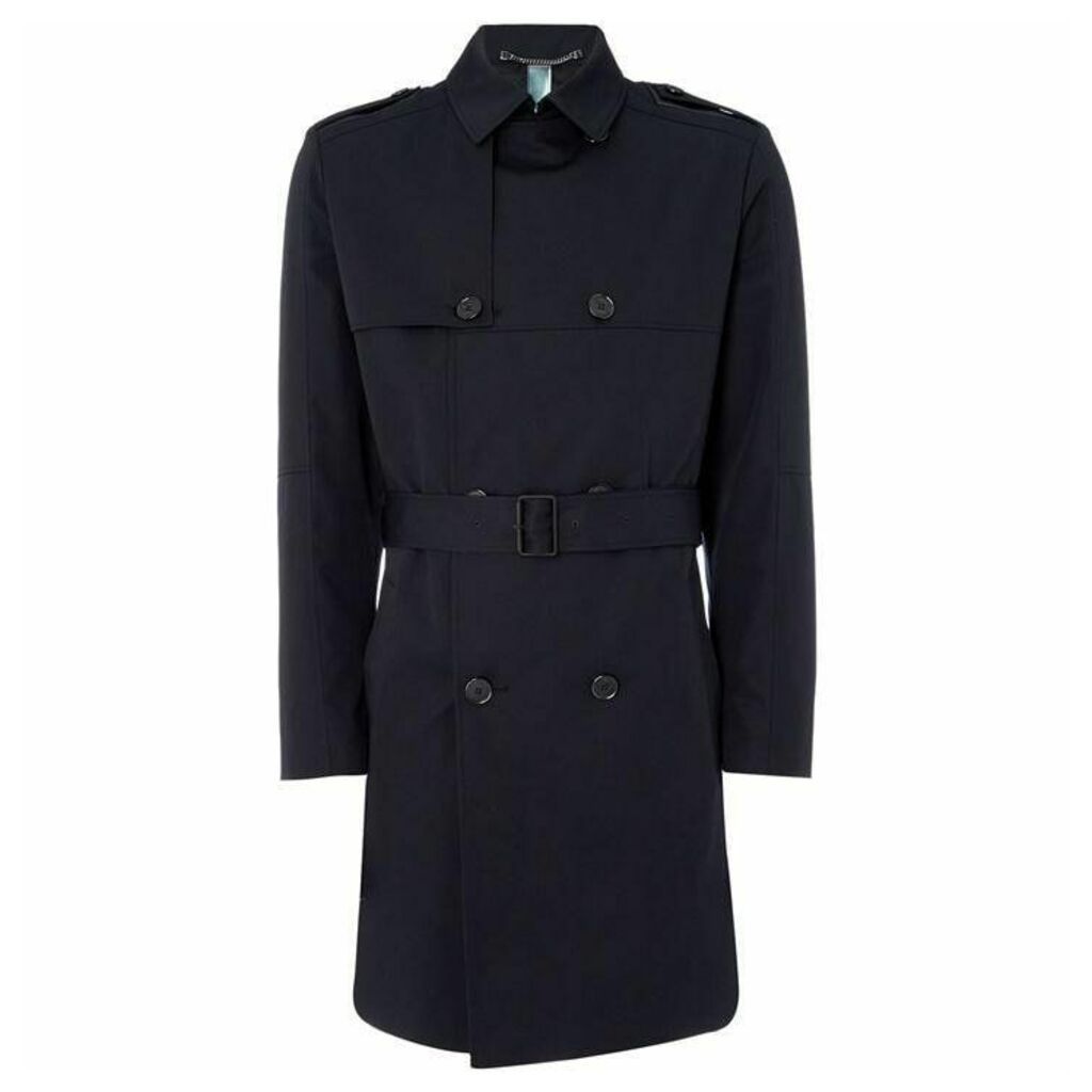 Hugo Maxido Double Breasted Belted Trench