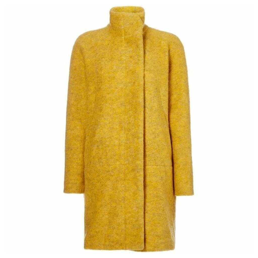 Samsoe and Samsoe Longsleeve wool coat with button front