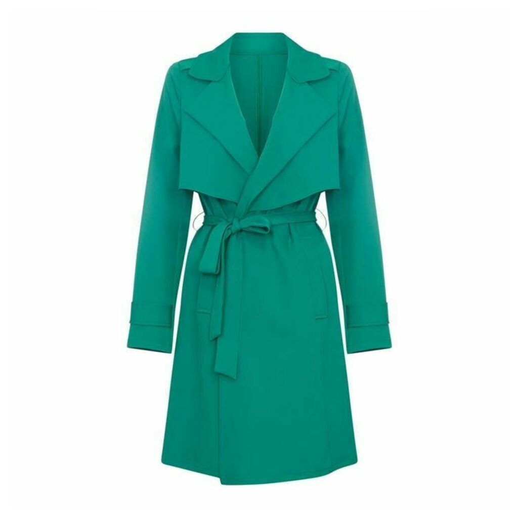 Yumi Wrap Front Trench Coat