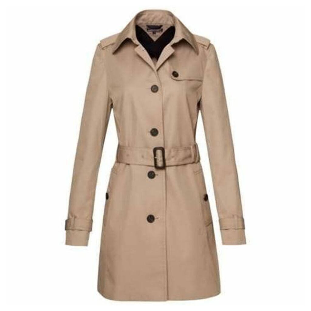 Tommy Hilfiger Heritage Single Breasted Trench Coat - Taupe