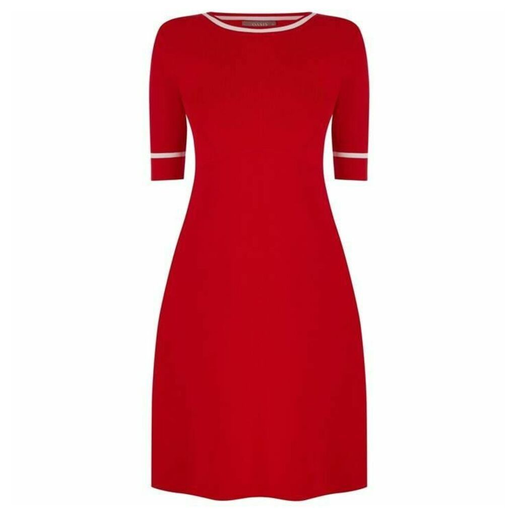 Oasis Rosie Red Knitted Dress