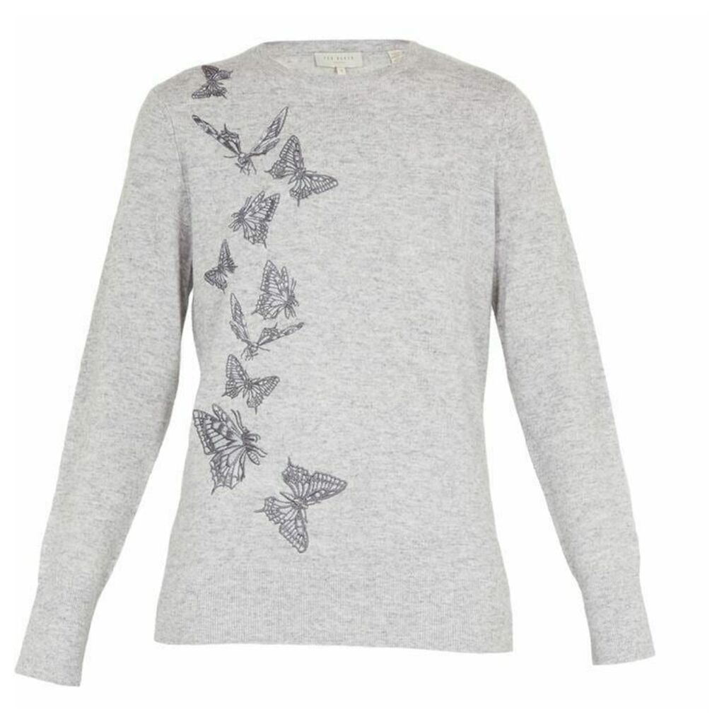 Ted Baker WOVEN FRONT BUTTERFLY JUMPER