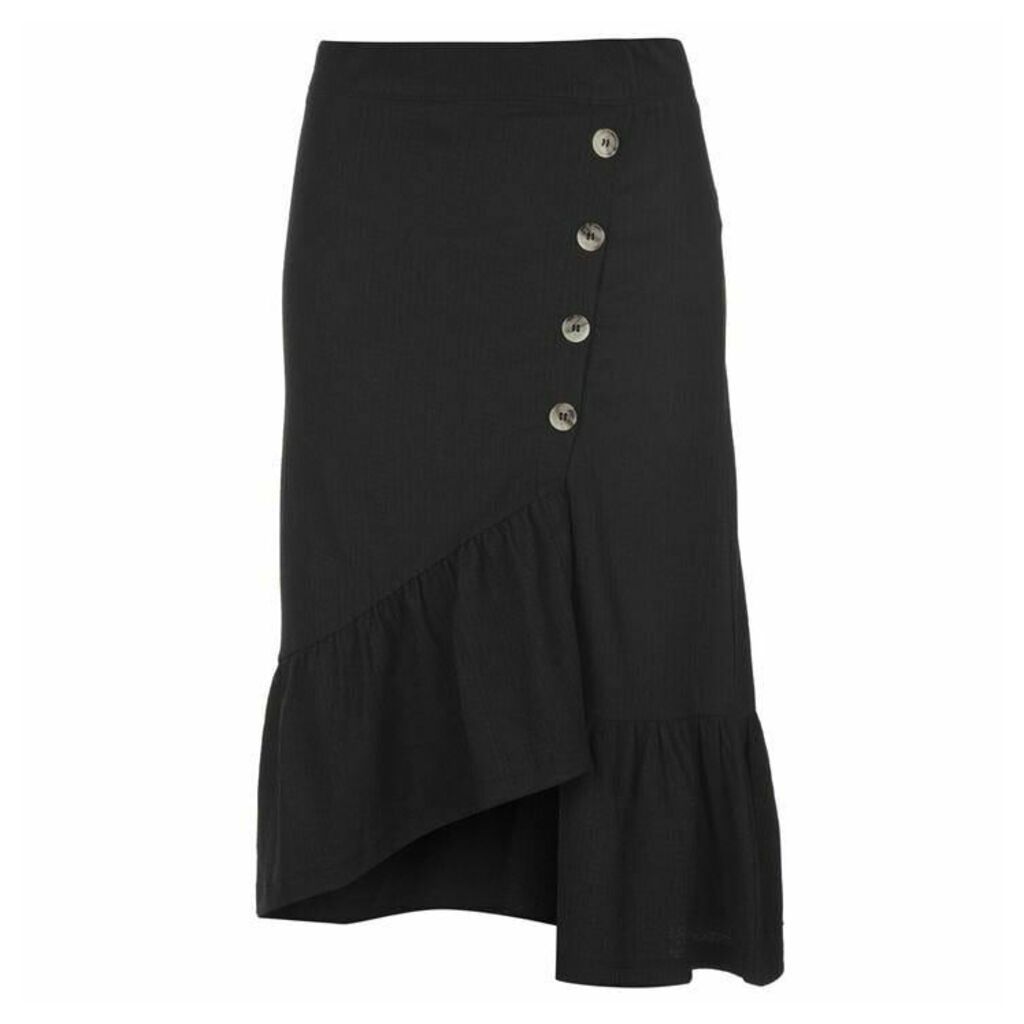 Vero Moda Vero Emily Midi Skirt Womens - Black