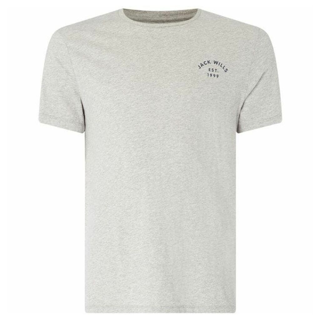 Jack Wills Short Sleeved Clayesmoore Graphic T-Shirt
