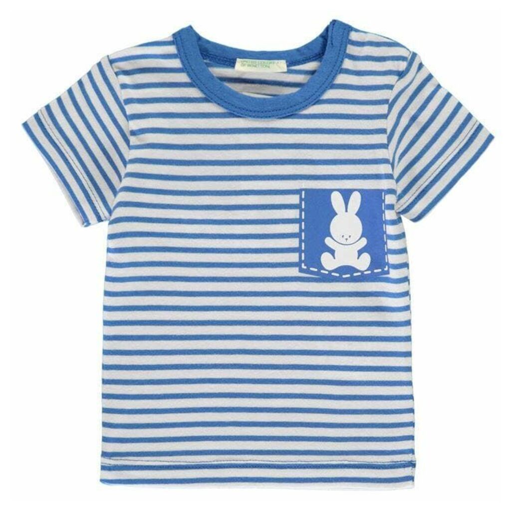 Benetton Stripe Bunny T Shirt