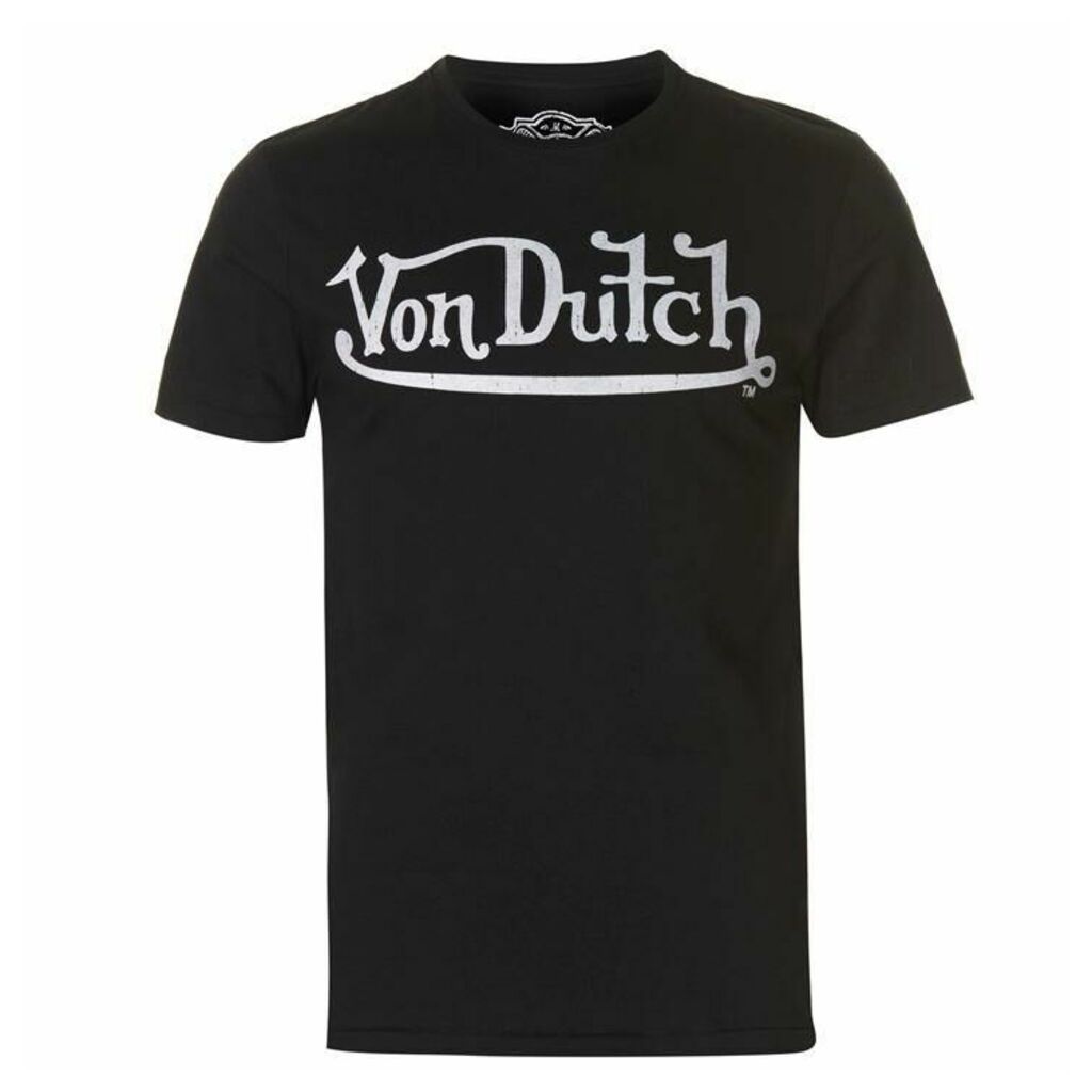 Von Dutch Logo T Shirt