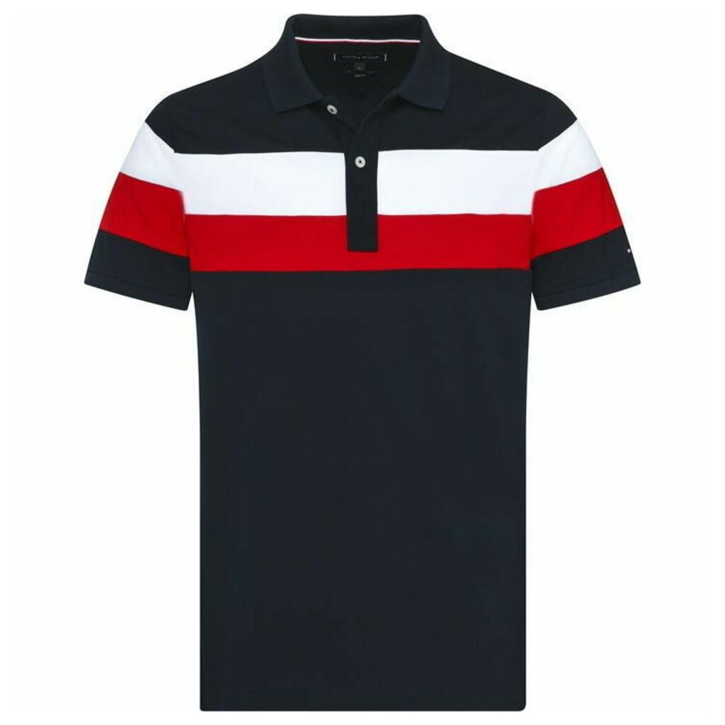 Tommy Hilfiger Chest Stripe Polo Top