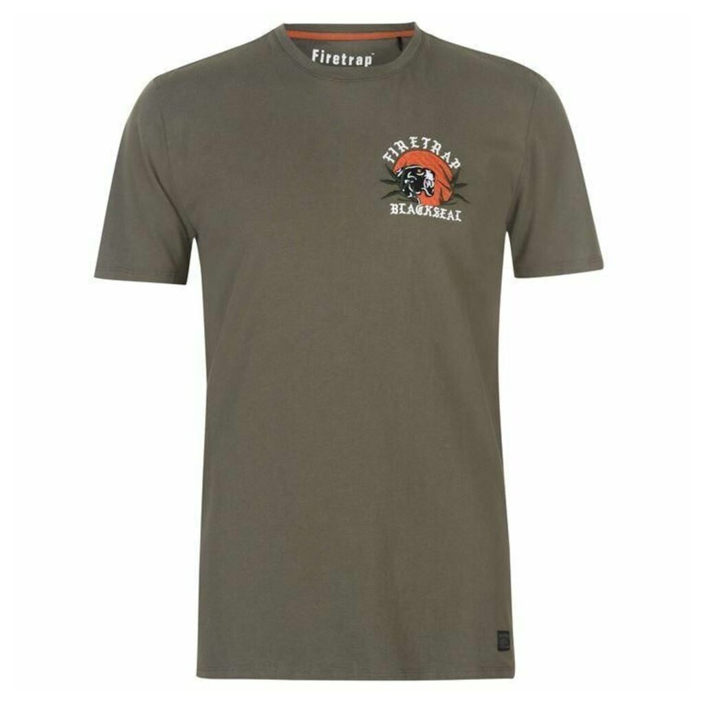 Firetrap Blackseal Panther T Shirt