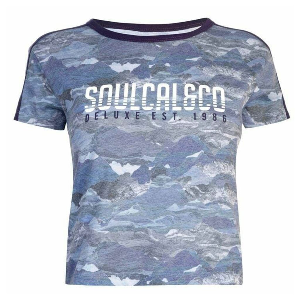 SoulCal Deluxe Mountain Print T Shirt