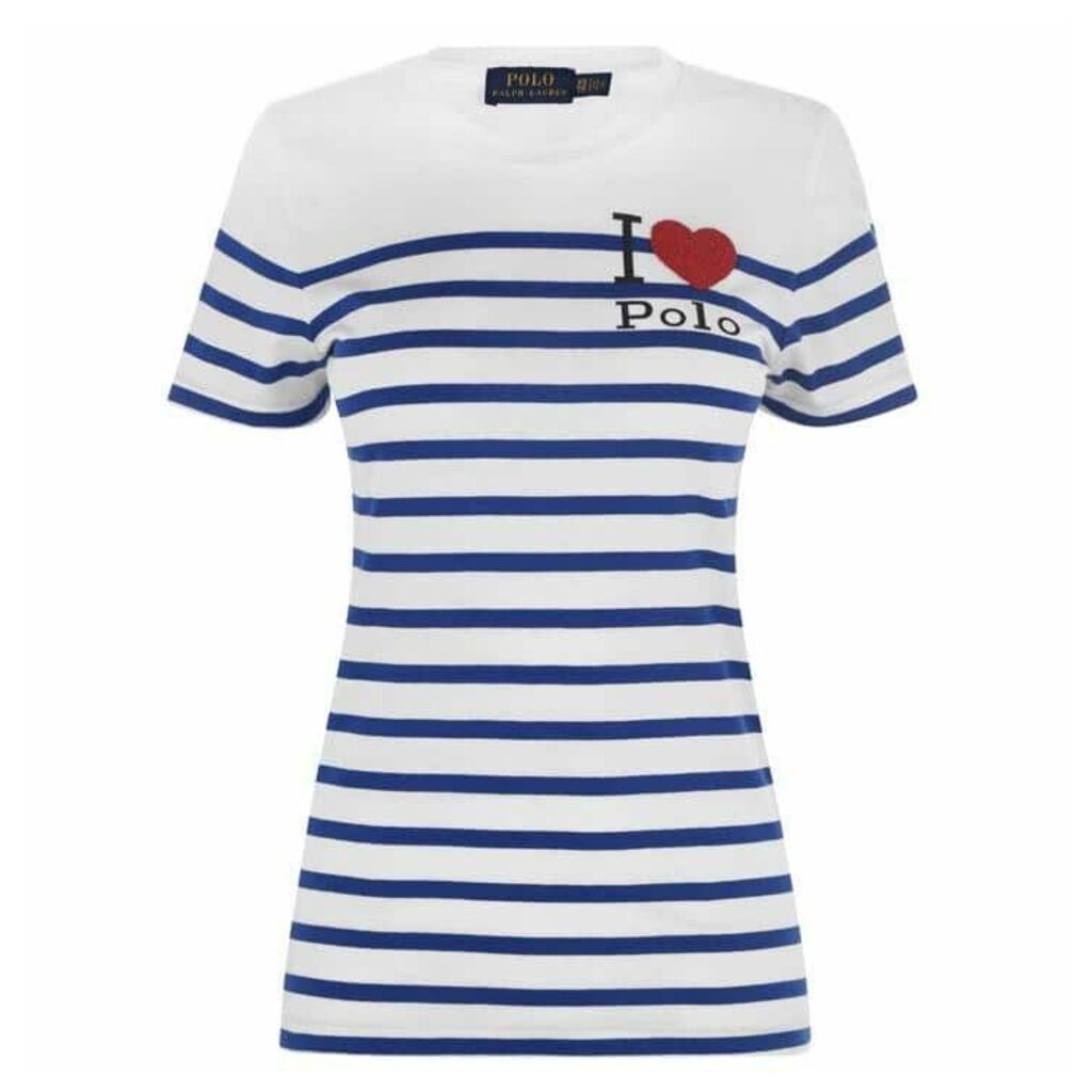 POLO RALPH LAUREN Stripe Heart T Shirt