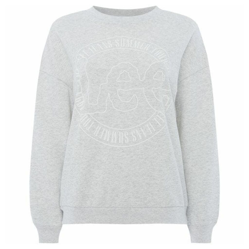 Lee Jeans Crew Neck Logo Print Sweatshirt