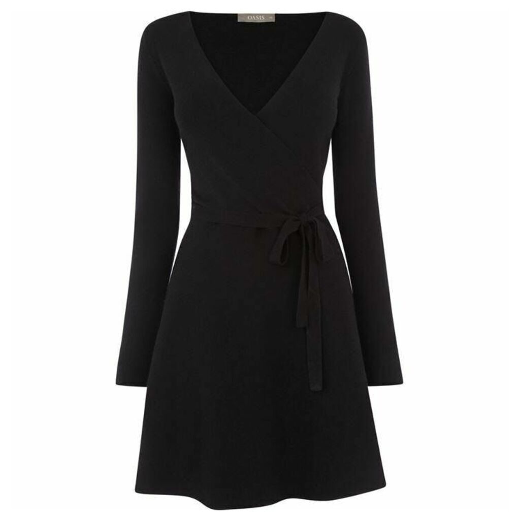 Oasis Millie Tie Side Knitted Dress
