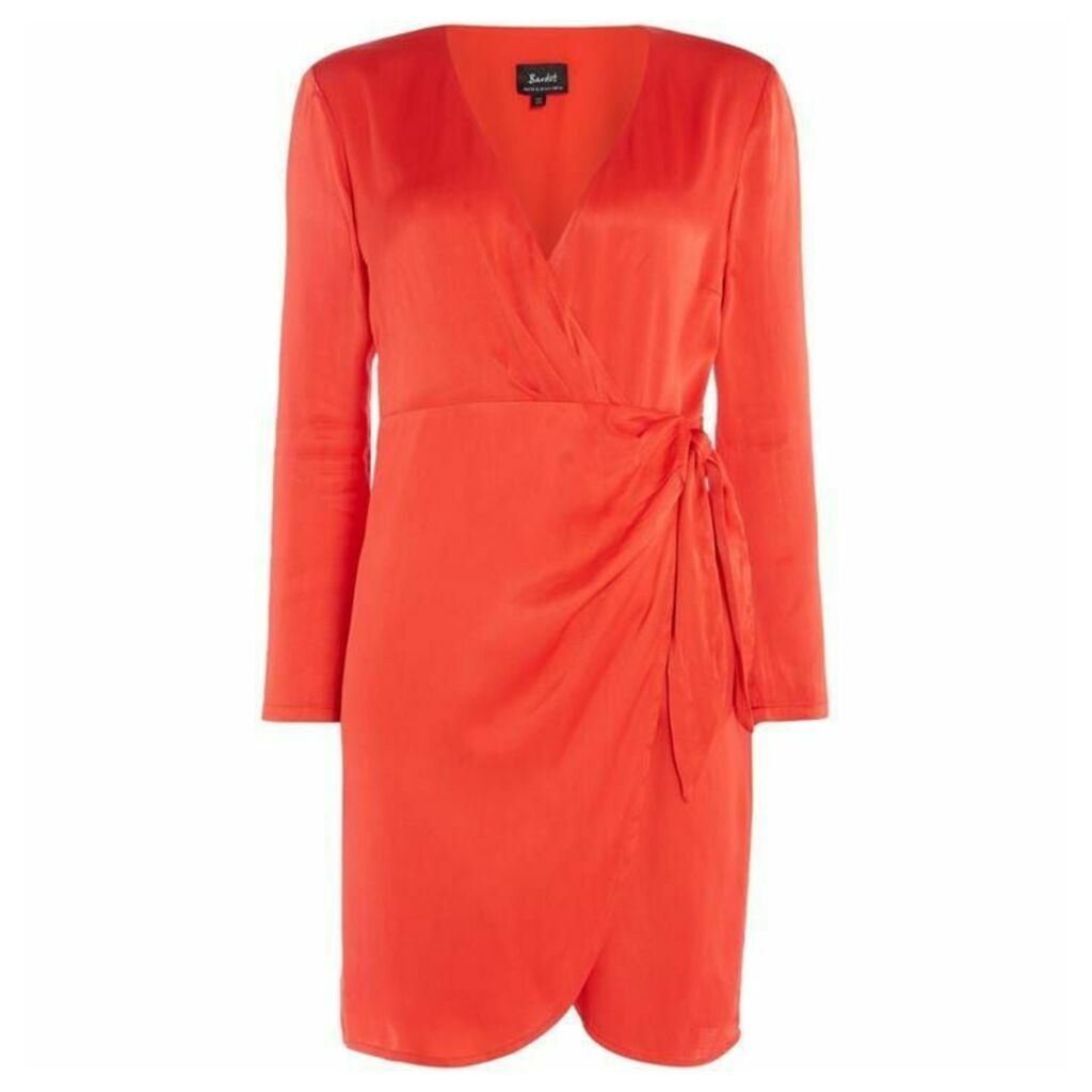 Bardot Wrap dress with tie on the side