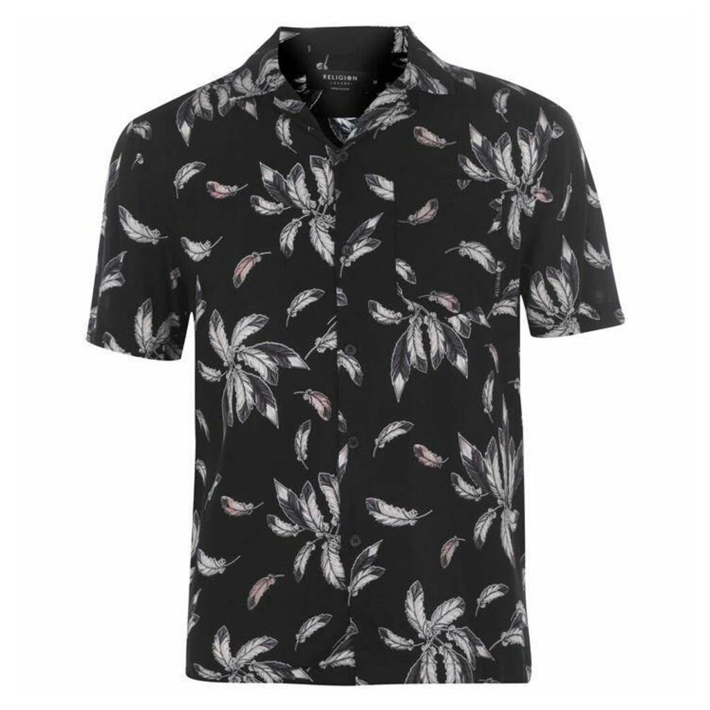 Religion Mens All Over Wing Print Shirt